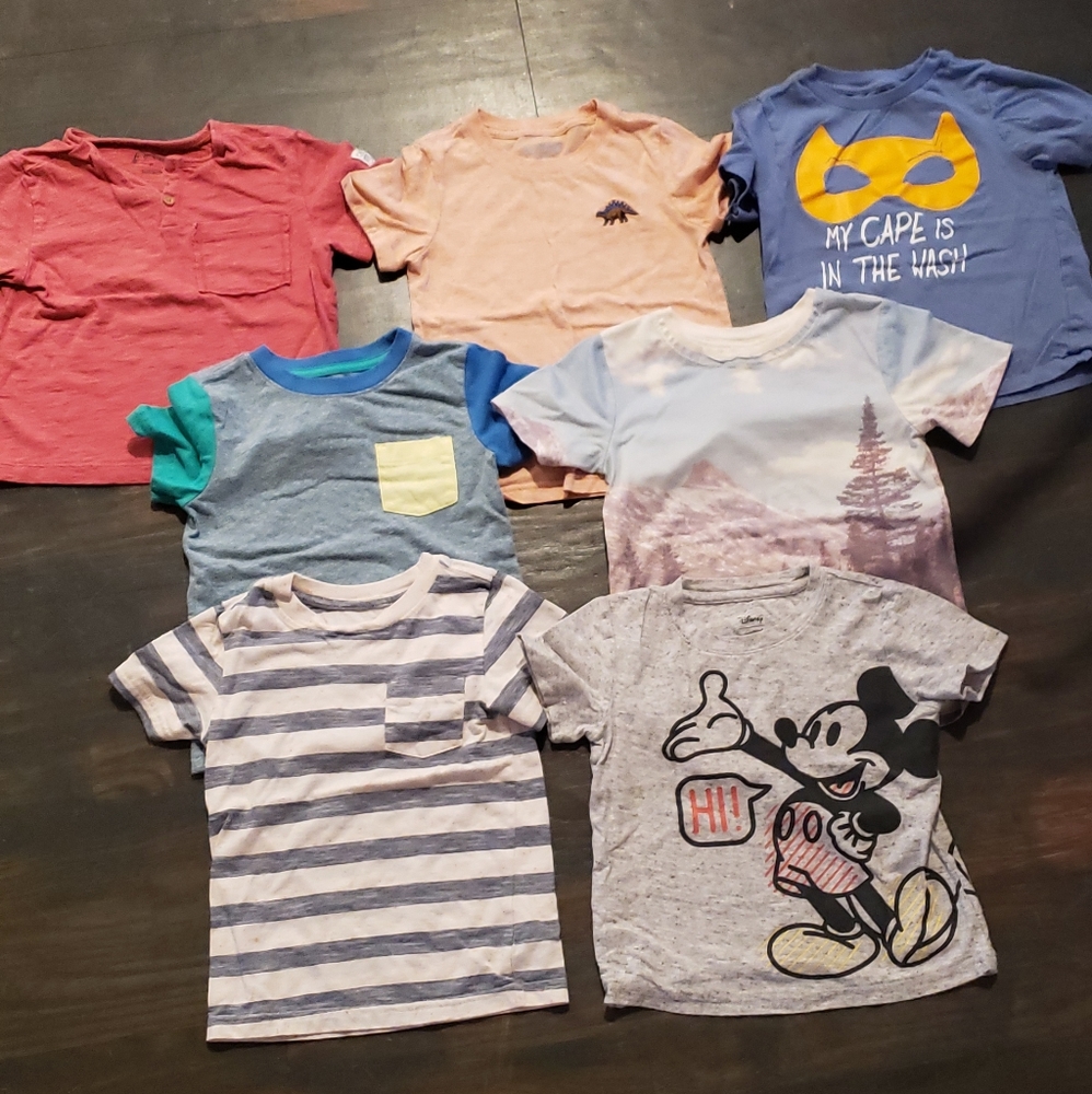 Lot of Toddler Boy Short Sleeve Shirts - 3T